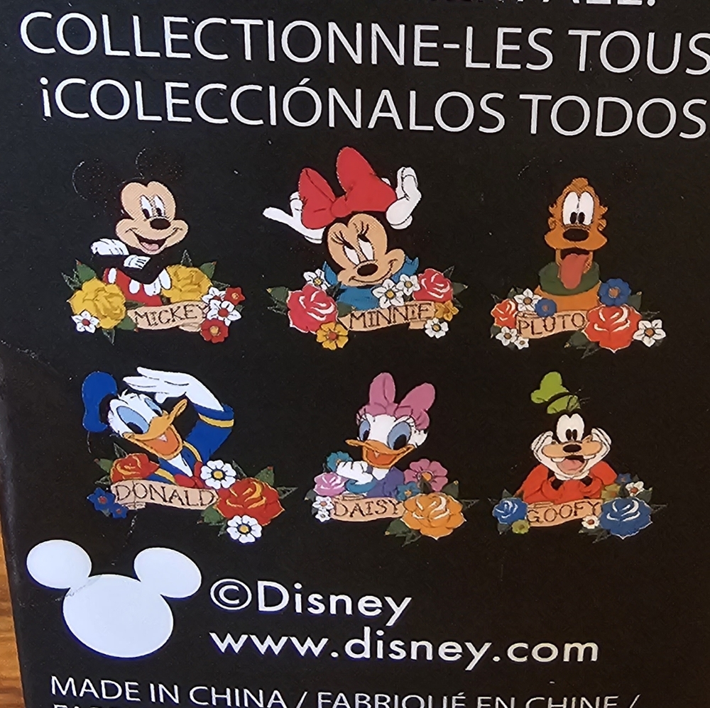 Loungefly Enamel Pin Mickey & Friends Tattoo Blind Bag Disney NEW